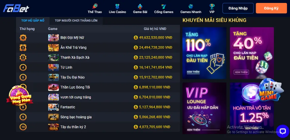 Đặc quyền độc quyền dành cho thành viên VIP win89 đăng nhập